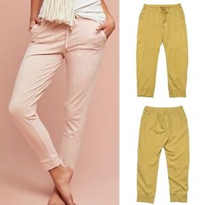 Anthropologie Saturday/Sunday Women's Yellow‎ Pull on Jogger Pants